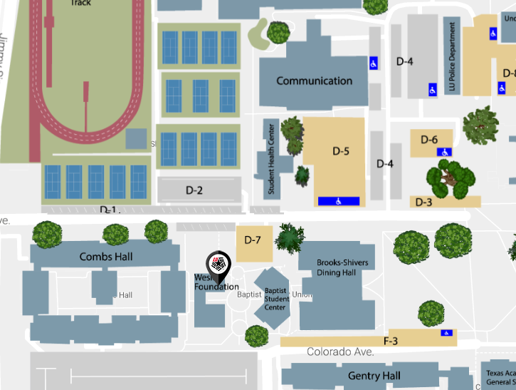Map of wesley foundation
